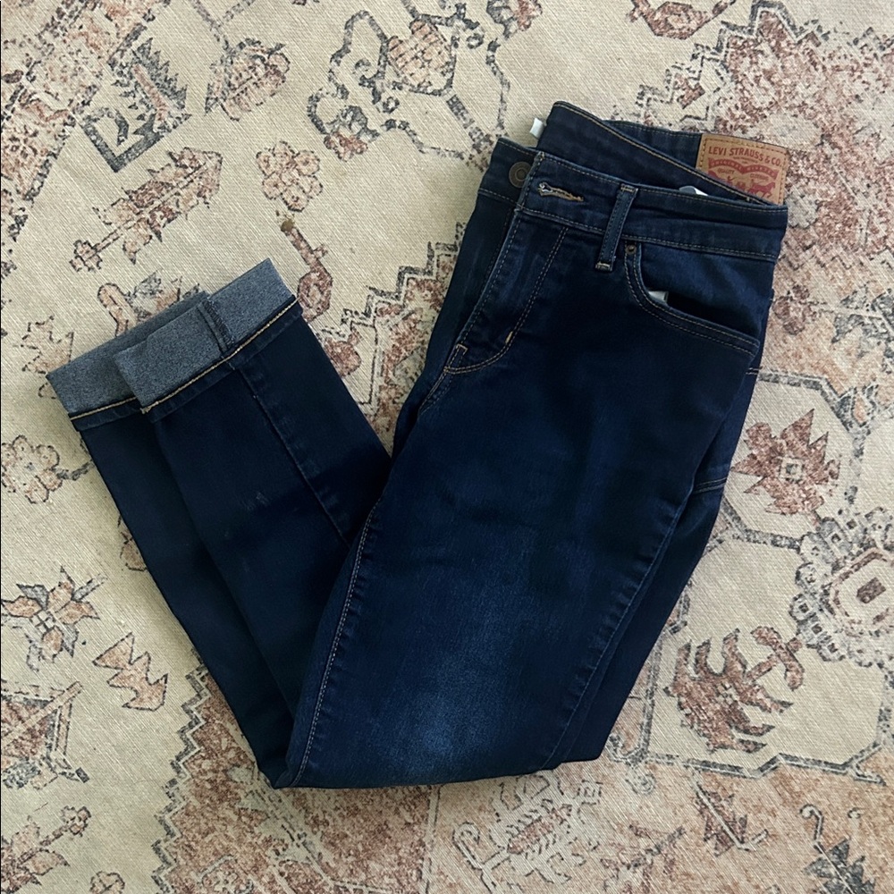 Levi's Women's Dark Indigo Skinny Jeans